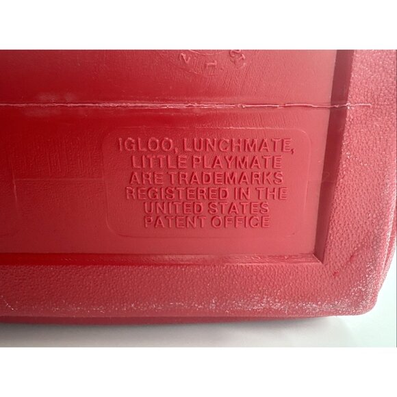 Vintage Little Playmate Cooler Igloo KFC Kentucky Fried Chicken Logo Red USA - Picture 13 of 13